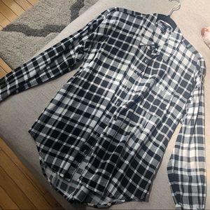 Black and white flannel